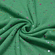 Sweatstoff Alpenfleece Paint Drops Foil Grün Melange