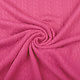 Knitted Cable Fabric Tricot Fuchsia