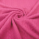 Gebreide Kabel Stof Tricot Fuchsia