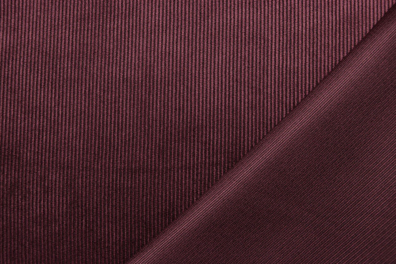 12 W Velours Côtelé Bordeaux