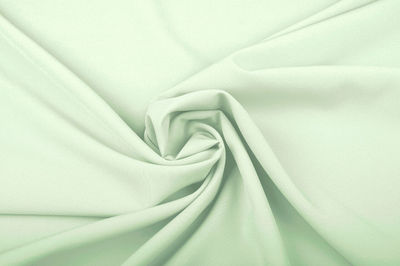 Crêpe Elasticizzato in 2 Direzioni Chiaro Pastello Verde