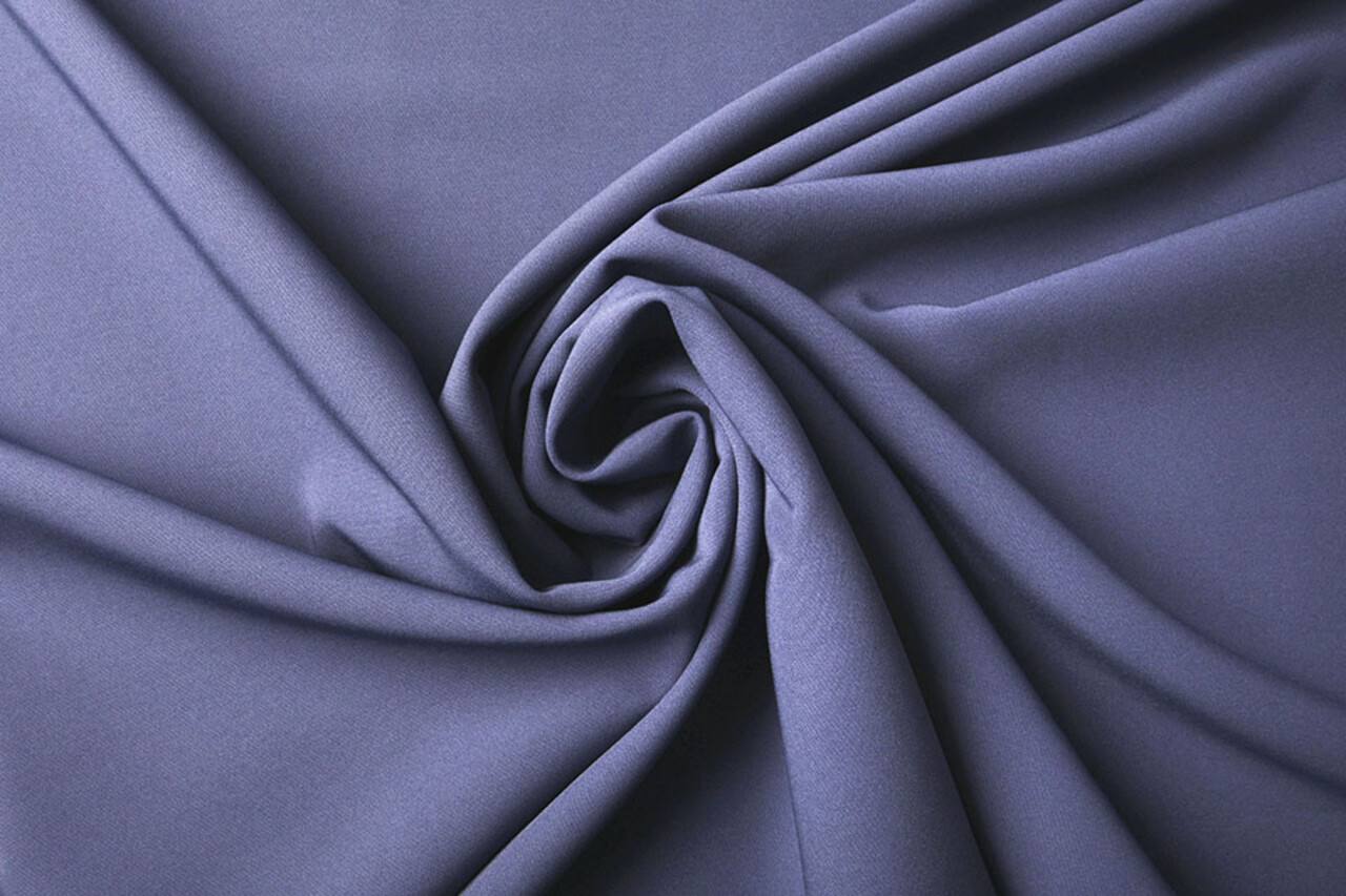 Crêpe Elasticizzato in 2 Direzioni Viola Blu Crêpe Elasticizzato in 2 Direzioni Viola Blu