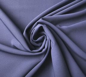 2-Way Crepe Stretch Lila Blau