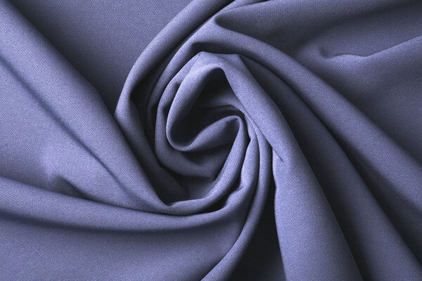 2-Way Crepe Stretch Lila Blau