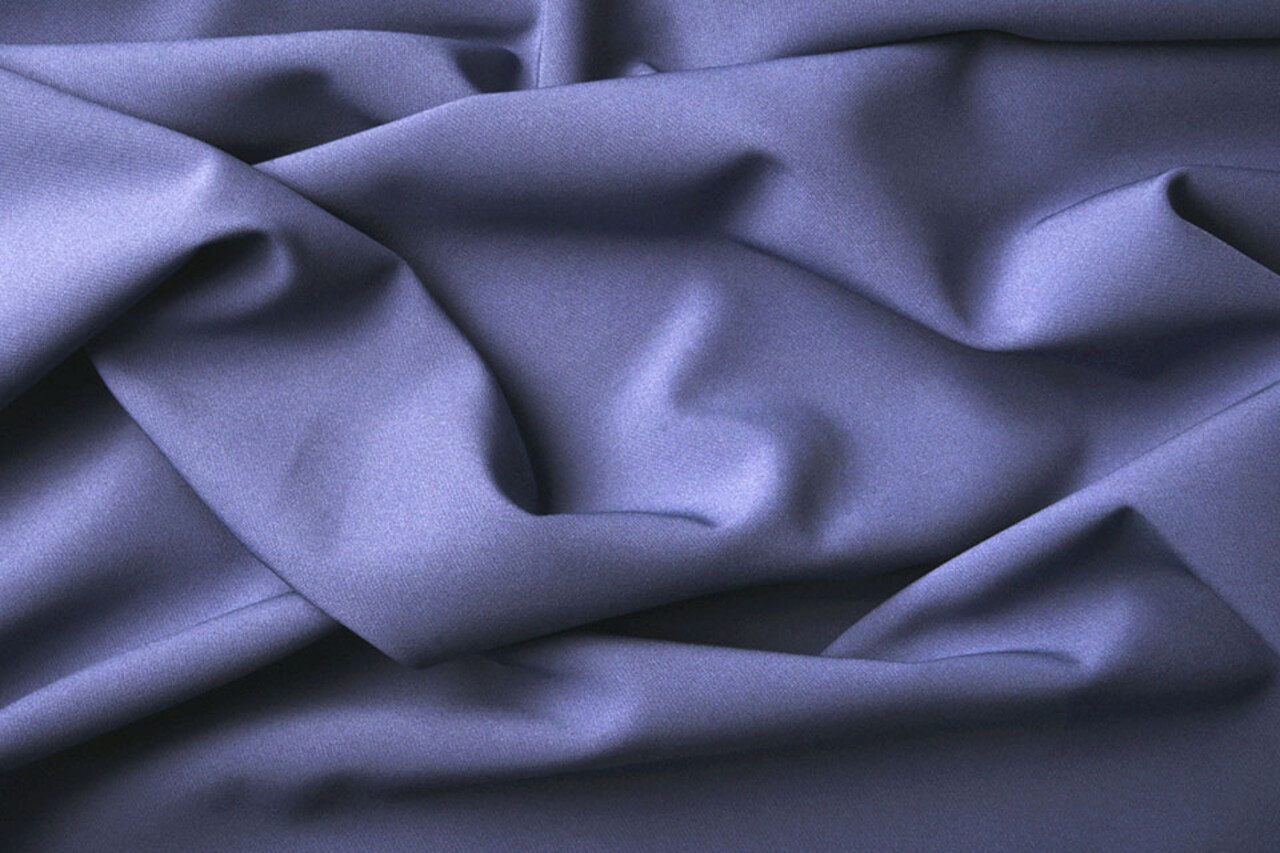 Crêpe Elasticizzato in 2 Direzioni Viola Blu Crêpe Elasticizzato in 2 Direzioni Viola Blu