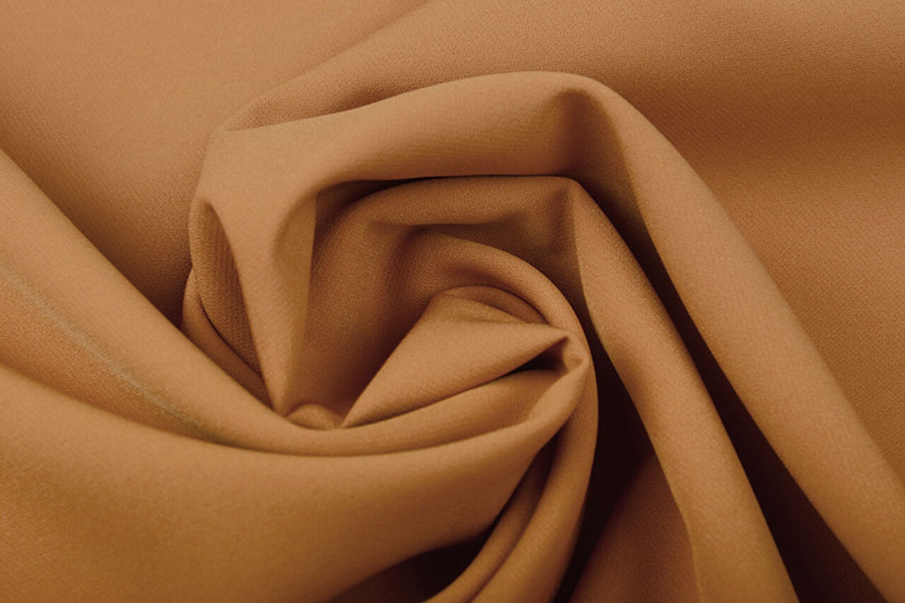 Crêpe Elasticizzato in 2 Direzioni Marrone Moka Crêpe Elasticizzato in 2 Direzioni Marrone Moka