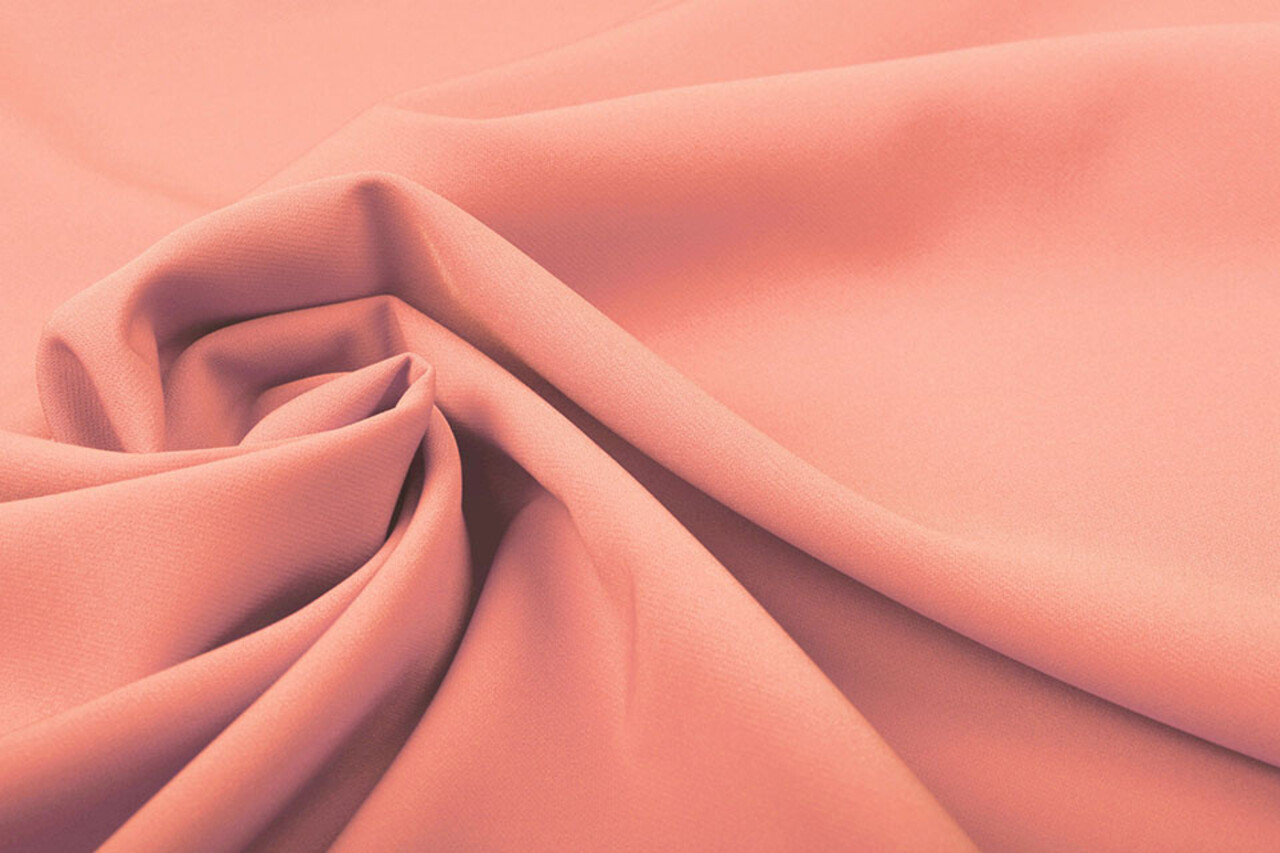 2-Way Crepe Stretch Koraal Roze