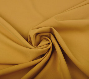 Crêpe Stretch Ocre Jaune