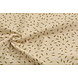 Oeko-Tex® Tela de Muselina Pequeñas Veertjes Natural Oeko-Tex® Tela de Muselina Pequeñas Veertjes Natural