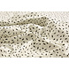 Oeko-Tex® Muselina Plumas Pequeñas Blanco Roto Oeko-Tex® Muselina Plumas Pequeñas Blanco Roto