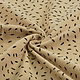 Oeko-Tex®  Double Gauze Fabric Little Feathers Sand