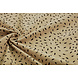 Oeko-Tex® Coton Double Gaze Tissu Petit Veertjes Sable Oeko-Tex® Coton Double Gaze Tissu Petit Veertjes Sable