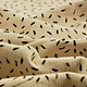 Oeko-Tex®  Double Gauze Fabric Little Feathers Sand