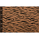 Oeko-Tex® Tela de Muselina Estampado de Cebra Ladrillo Oeko-Tex® Tela de Muselina Estampado de Cebra Ladrillo