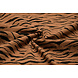 Oeko-Tex® Coton Double Gaze Tissu Imprimé Zèbre Brique Oeko-Tex® Coton Double Gaze Tissu Imprimé Zèbre Brique