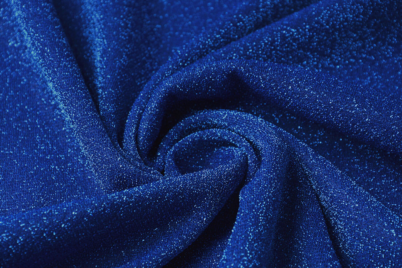 Lurex dans Bleu Cobalt