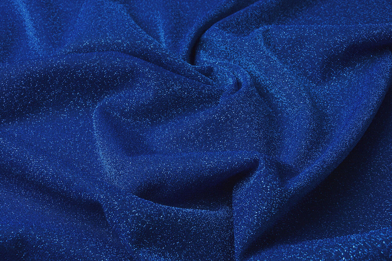 Lurex dans Bleu Cobalt