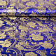 Brocade Rose Kenza Cobalt Blue