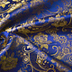 Brocade Rose Kenza Cobalt Blue