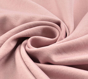 Crinkle Crepe Satijn Mat Poeder Roze