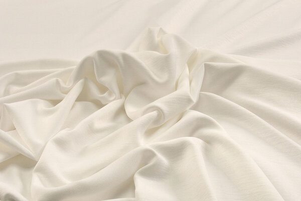 Crinkle  Krepp Satin Matt Off-White Crinkle  Krepp Satin Matt Off-White