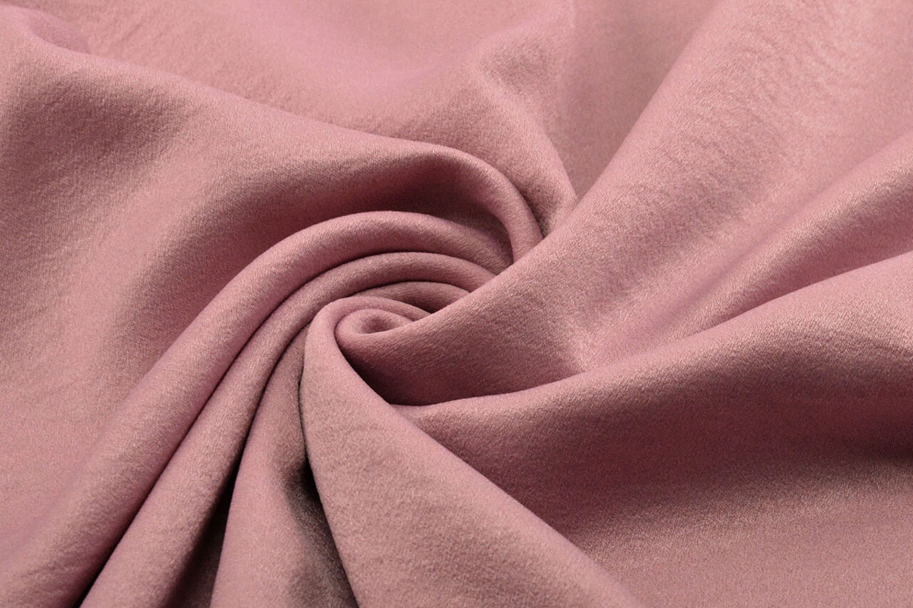 Crinkle Crepe Satijn Mat Oud Roze Crinkle Crepe Satijn Mat Oud Roze