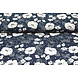 Cupro Tela Estampado Tyambo Azul Marino Azul Cupro Tela Estampado Tyambo Azul Marino Azul
