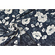 Cupro Tessuto Stampato Tyambo Blu Navy Cupro Tessuto Stampato Tyambo Blu Navy