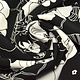 Cupro Fabric Printed Tyambo Black