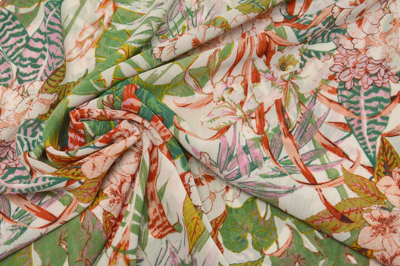 Chiffon Makhasi Verde Chiffon Makhasi Verde