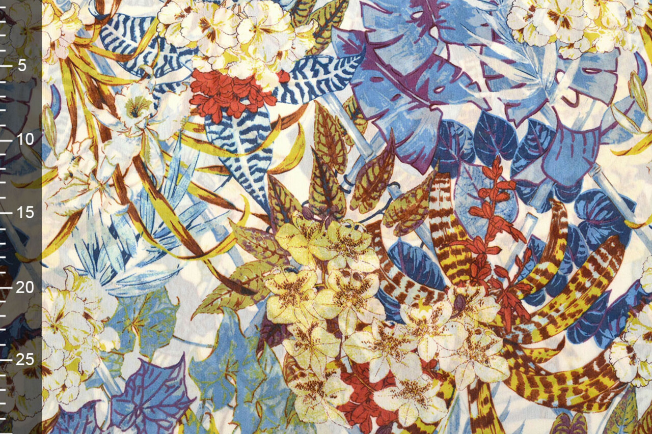 Chiffon Makhasi Blau