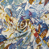 Chiffon Makhasi Blau Chiffon Makhasi Blau