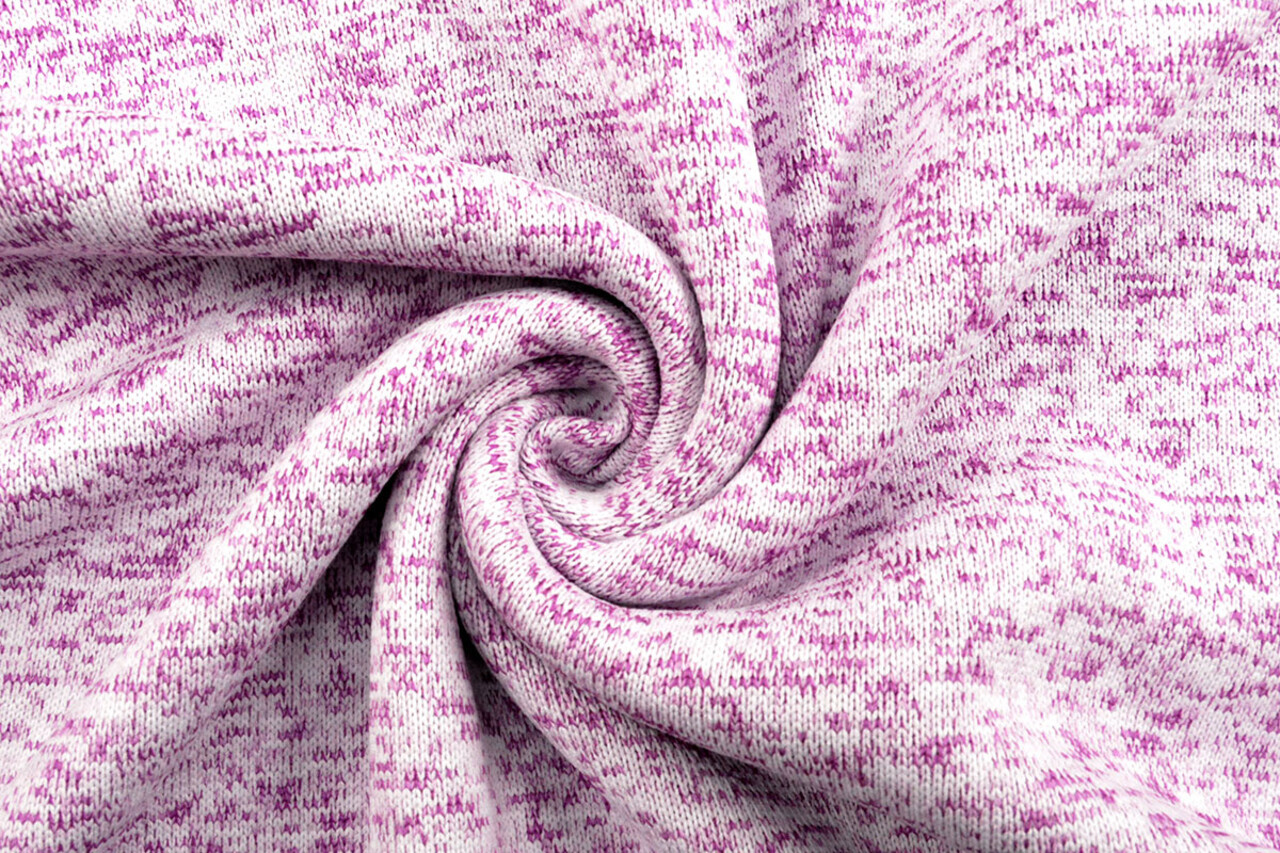 Strickfleece 3-Tone Alpenveilchen