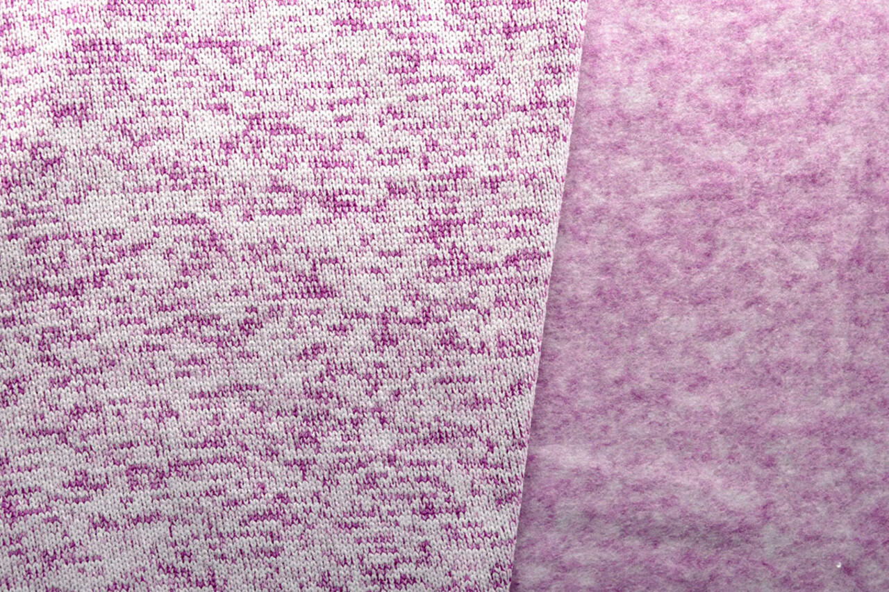 Knitted Fleece 3-Tone Cyclamen Knitted Fleece 3-Tone Cyclamen