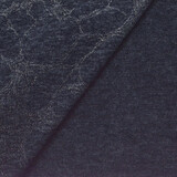 Jersey Argento Drop Twinkle Blu Navy Mélange Jersey Argento Drop Twinkle Blu Navy Mélange