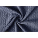 A Maglia Treccia Tessuto Maglia Denim A Maglia Treccia Tessuto Maglia Denim