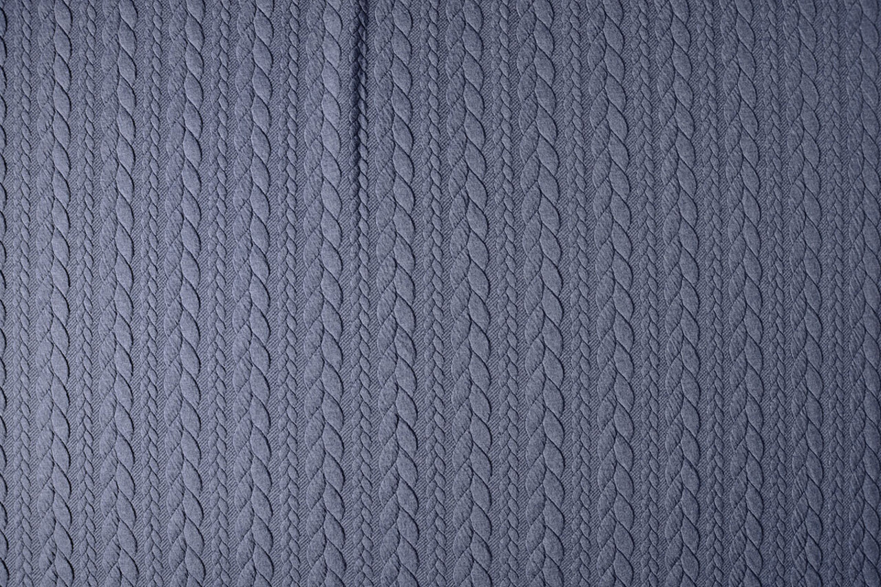 Knitted Cable fabric tricot Jeans