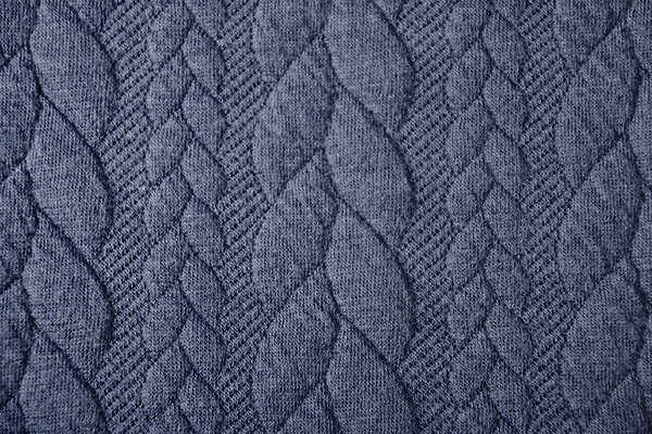 Gebreide kabel stof tricot Jeans Gebreide kabel stof tricot Jeans