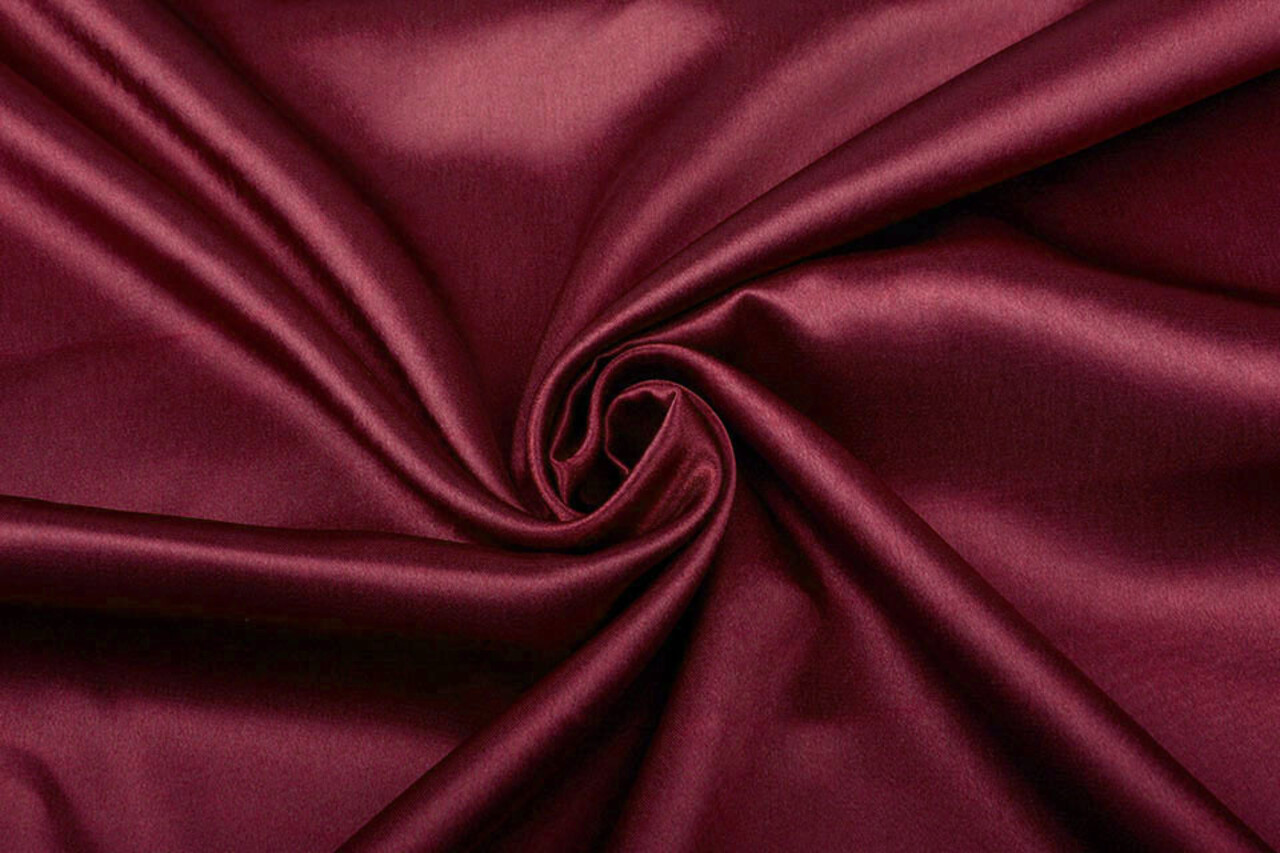 Crêpe Satin Dark red Crêpe Satin Dark red