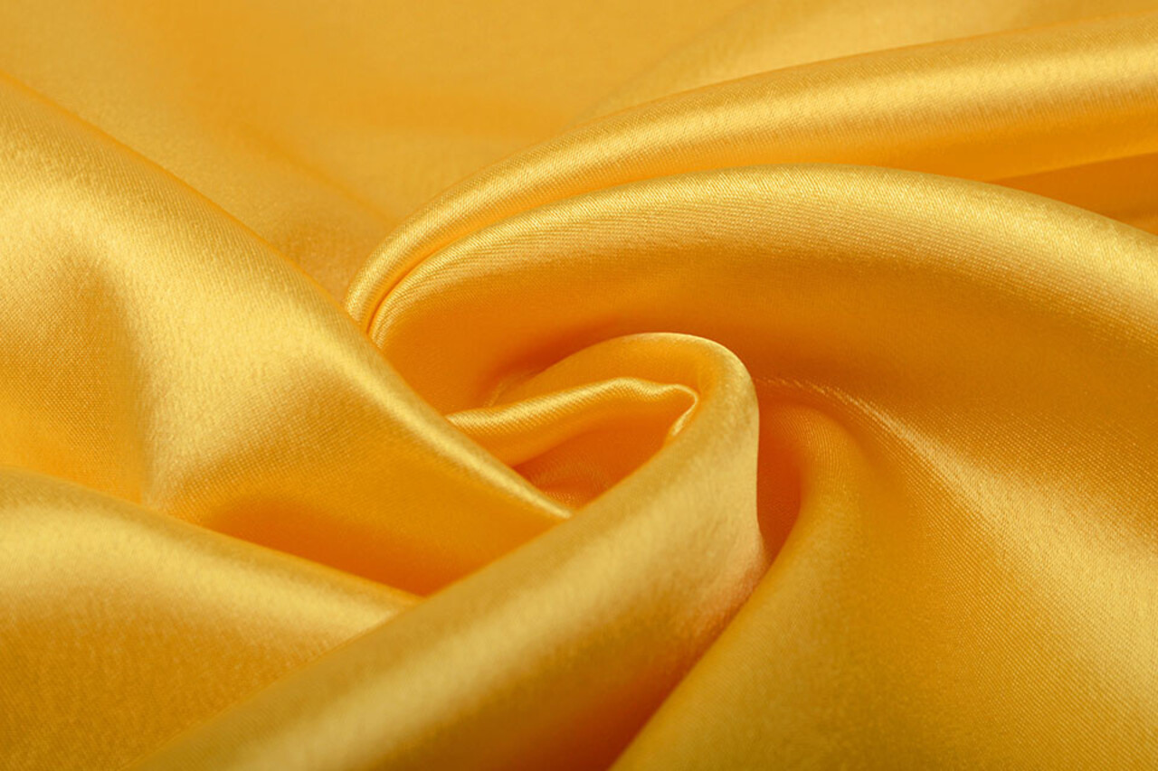 Satin Crêpe Jaune