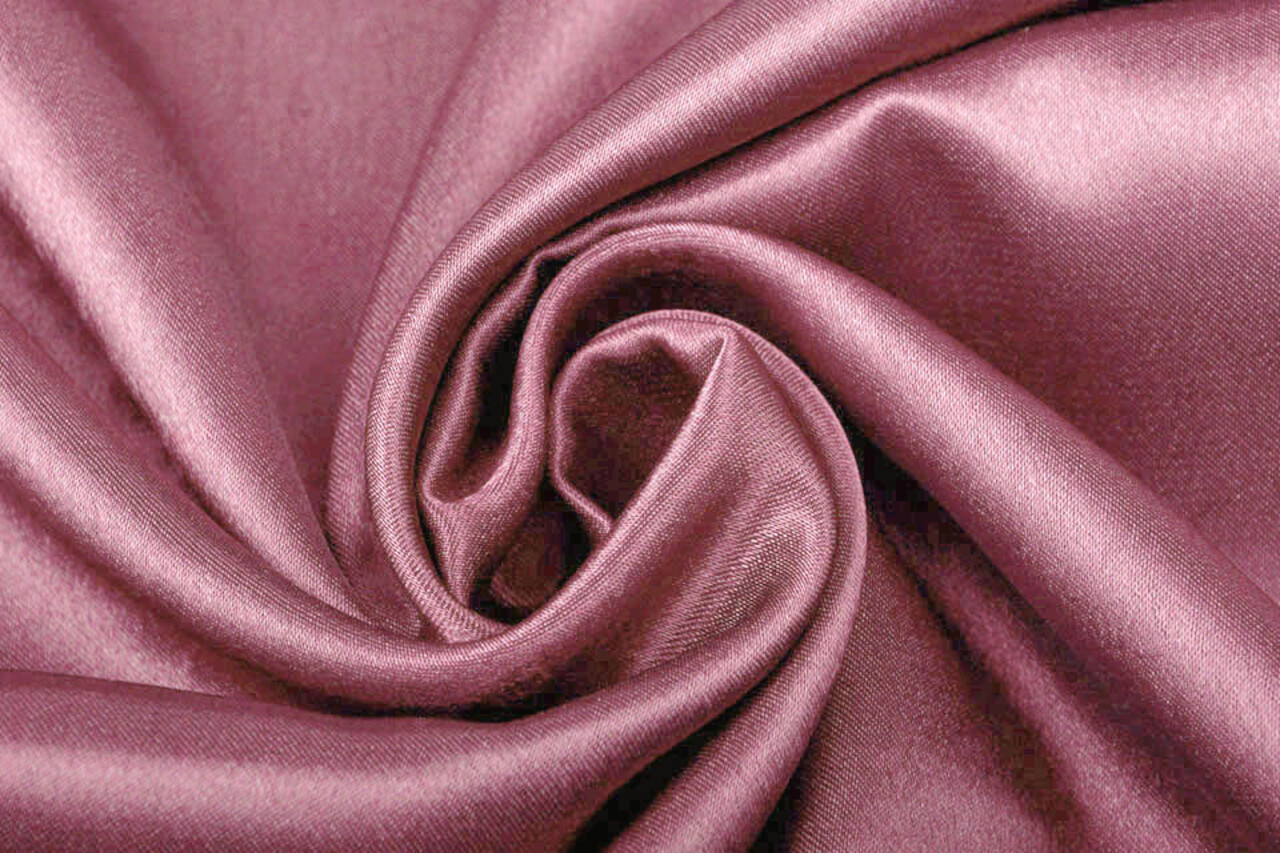 Satin Crêpe Vieux Rose