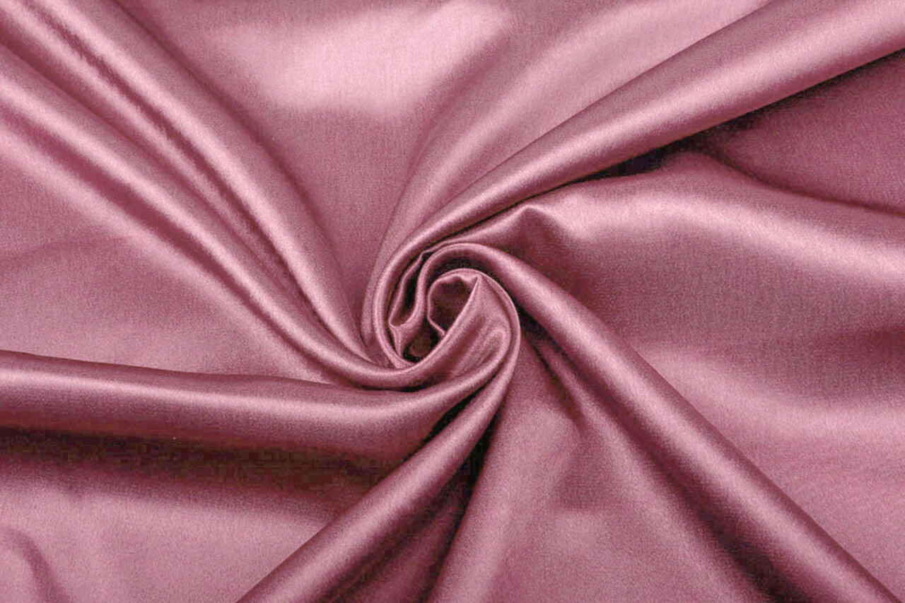 Satin Crêpe Vieux Rose