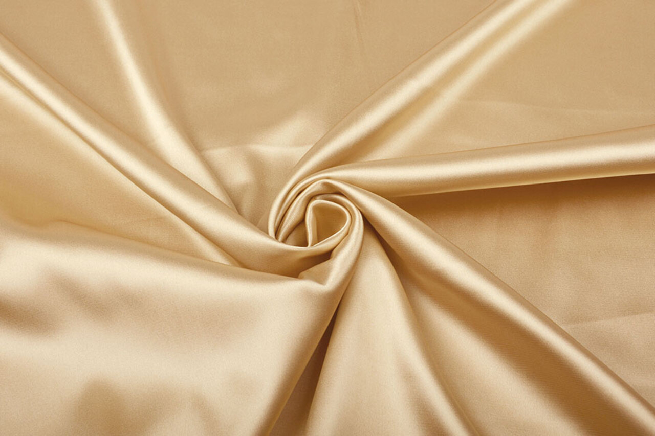 Crêpe Satijn Licht goud Crêpe Satijn Licht goud