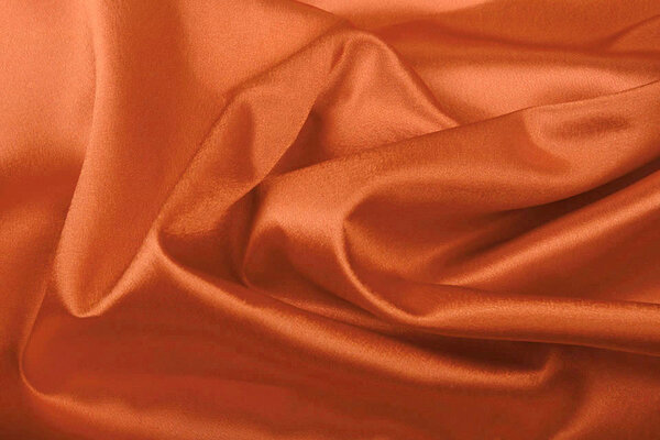 Crêpe Satin Rust brique