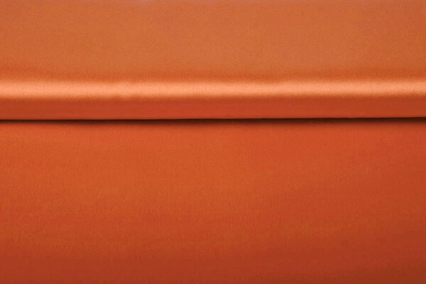 Crêpe Satin Rust brique