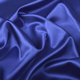 Satin Crêpe Bleu Roi