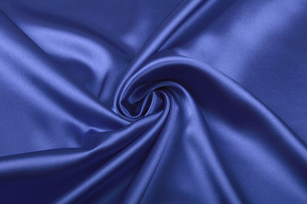 Crêpe Raso Blu Reale Crêpe Raso Blu Reale