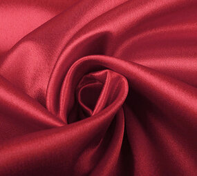 Satin Crêpe Rouge Vin Satin Crêpe Rouge Vin