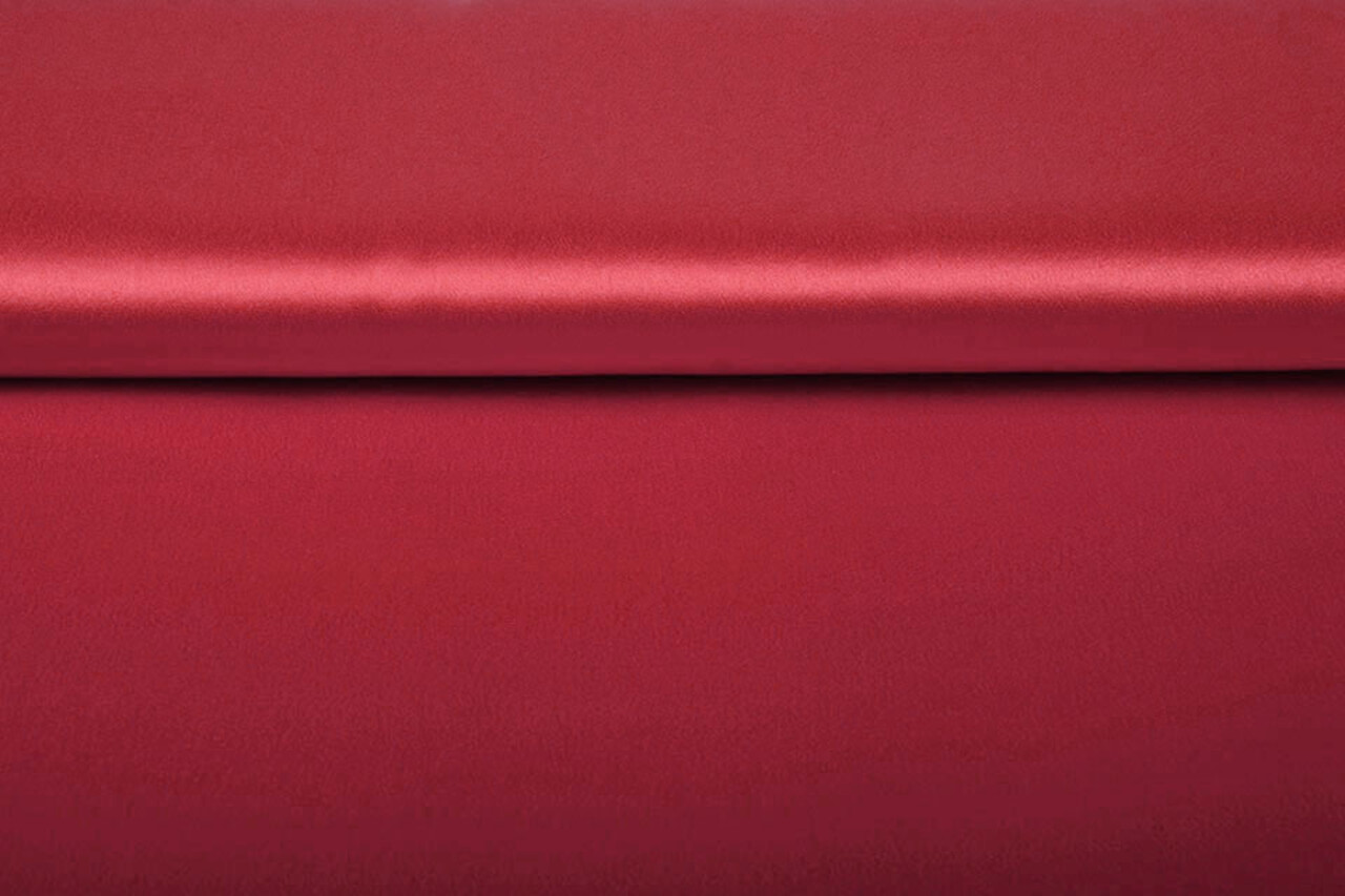Crêpe Satin Wein Rot Crêpe Satin Wein Rot