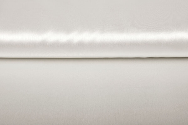 Crêpe Satin Silk Weiß Crêpe Satin Silk Weiß